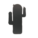 Lavagna da parete Silhouette - forma cactus - 39,6 x 29 cm - nero - Securit